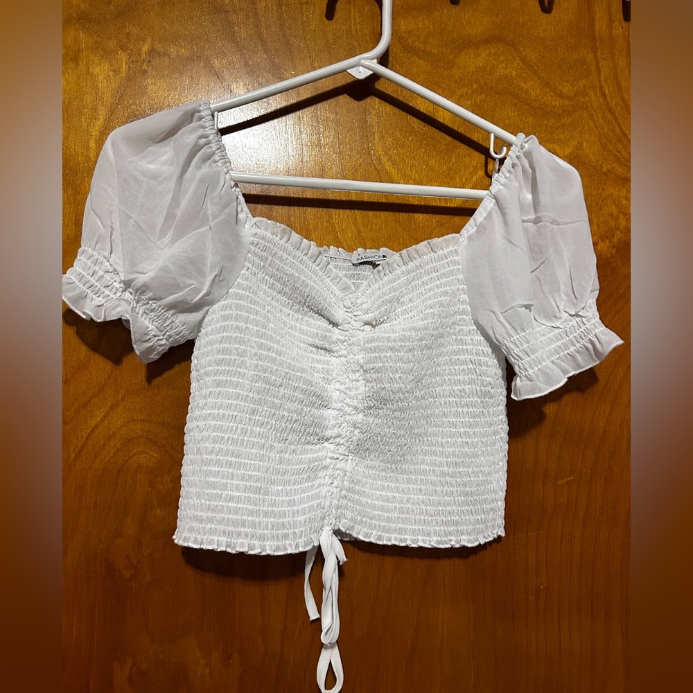Off Shoulder Crop Top